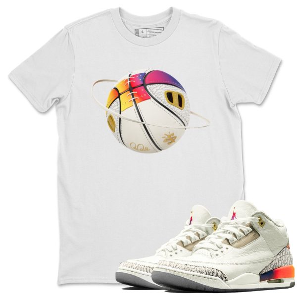 Basketball Planet Sneaker Tee - Casual Unisex Cotton Sneaker Matching T-Shirt To Match 3s X J Balvin Jezsport.com