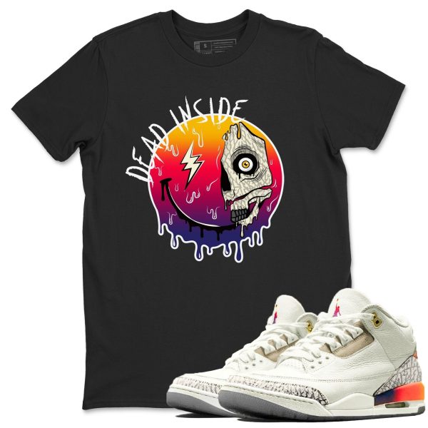 Dead Inside Sneaker Tee - Casual Unisex Cotton Sneaker Matching T-Shirt To Match 3s X J Balvin Jezsport.com