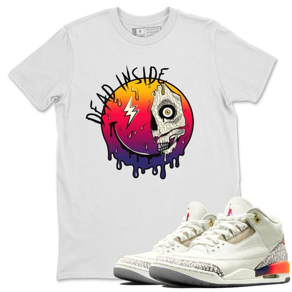 Dead Inside Sneaker Tee - Casual Unisex Cotton Sneaker Matching T-Shirt To Match 3s X J Balvin Jezsport.com