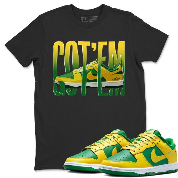 Wiggling Gotem Unisex Crew Neck Sneaker Matching Tee Shirt To Match Dunks Reverse Brazil Jezsport.com