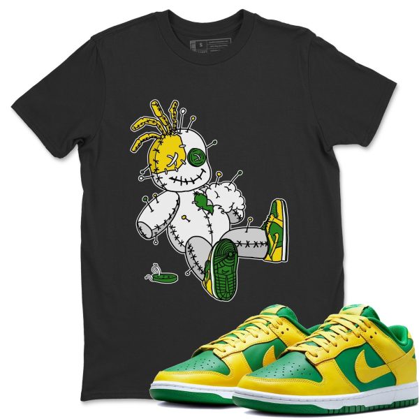 Voodoo Doll Unisex Crew Neck Sneaker Matching Tee Shirt To Match Dunks Reverse Brazil Jezsport.com