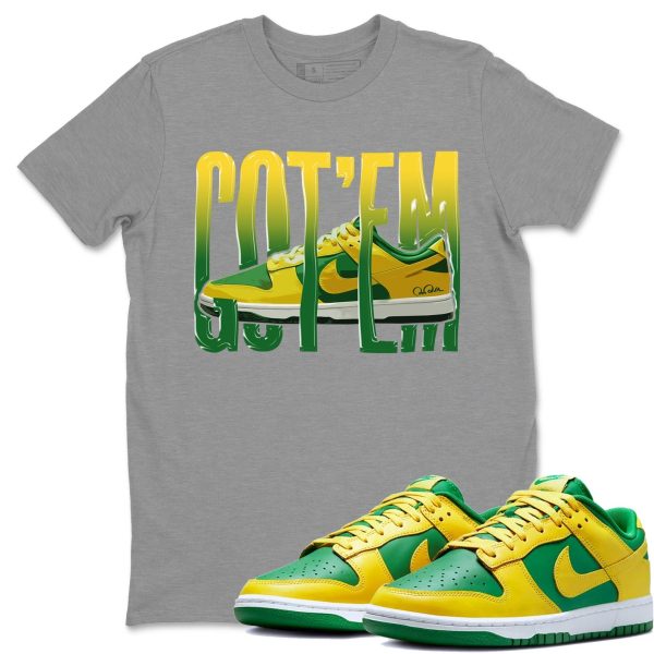 Wiggling Gotem Unisex Crew Neck Sneaker Matching Tee Shirt To Match Dunks Reverse Brazil Jezsport.com