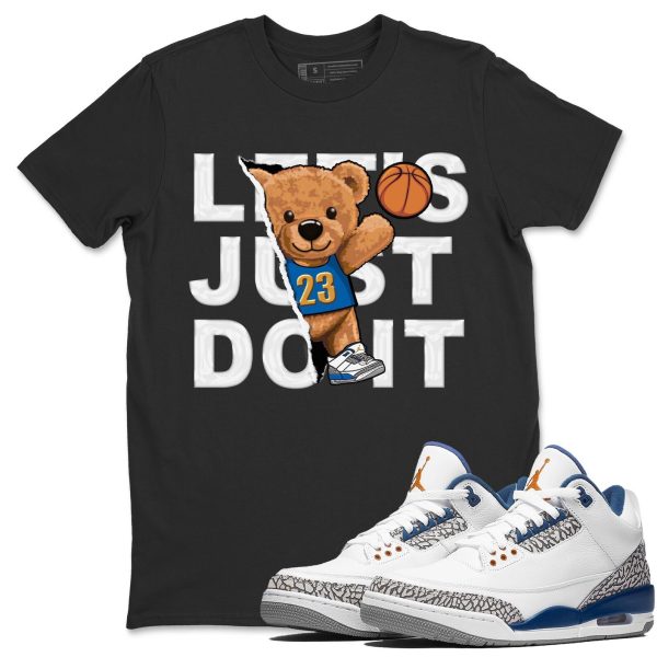 Rip Out Bear Unisex Crew Neck Sneaker Matching Tee Shirt To Match AJ3 Wizards Jezsport.com