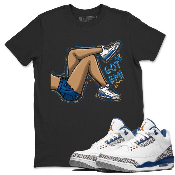 Got Em Legs Unisex Crew Neck Sneaker Matching Tee Shirt To Match AJ3 Wizards Jezsport.com