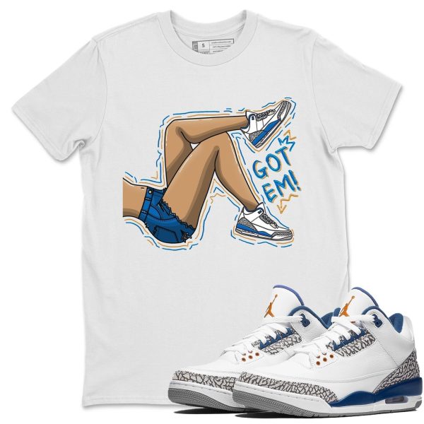 Got Em Legs Unisex Crew Neck Sneaker Matching Tee Shirt To Match AJ3 Wizards Jezsport.com