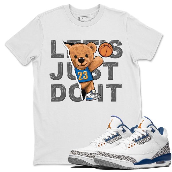 Rip Out Bear Unisex Crew Neck Sneaker Matching Tee Shirt To Match AJ3 Wizards Jezsport.com