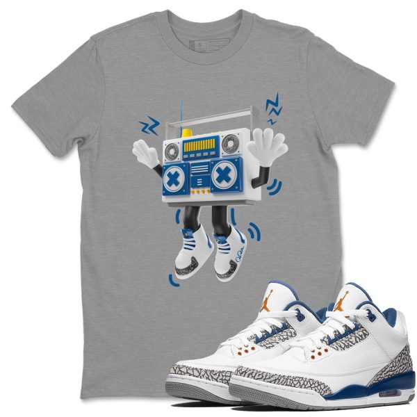 90s Radio Boy Unisex Crew Neck Sneaker Matching Tee Shirt To Match AJ3 Wizards Jezsport.com