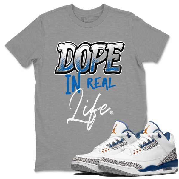 Dope In Real Life Unisex Crew Neck Sneaker Matching Tee Shirt To Match AJ3 Wizards Jezsport.com