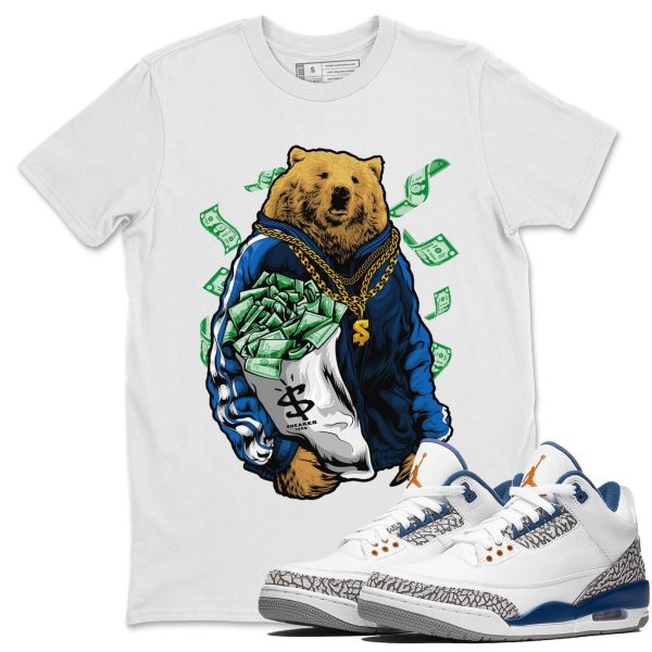 Rich Bear Unisex Crew Neck Sneaker Matching Tee Shirt To Match AJ3 Wizards Jezsport.com