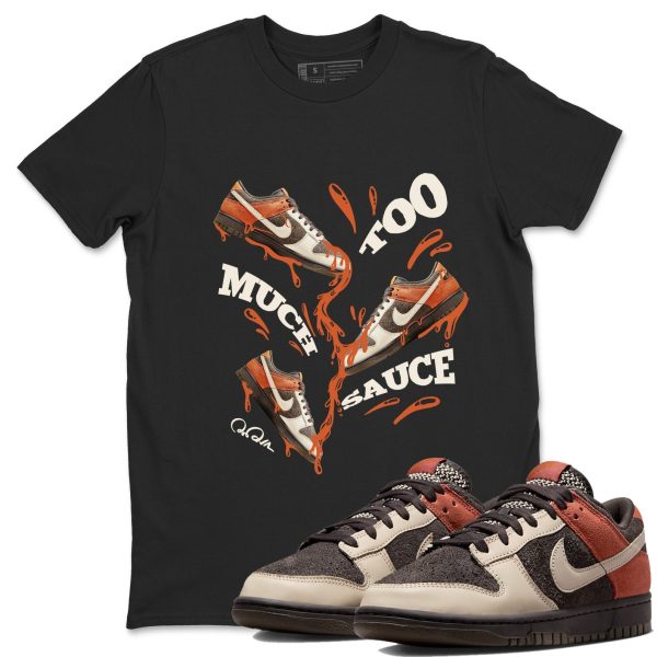 Too Much Sauce Unisex Crew Neck Sneaker Matching Tee Shirt To Match Red Panda Jezsport.com