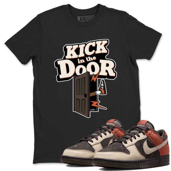 Kick In The Door Unisex Crew Neck Sneaker Matching Tee Shirt To Match Red Panda Jezsport.com