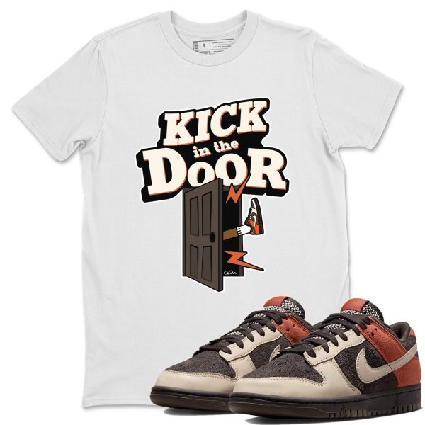 Kick In The Door Unisex Crew Neck Sneaker Matching Tee Shirt To Match Red Panda Jezsport.com