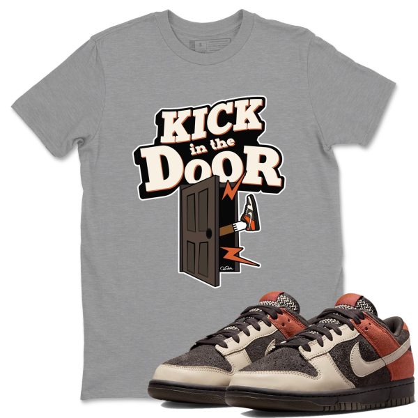 Kick In The Door Unisex Crew Neck Sneaker Matching Tee Shirt To Match Red Panda Jezsport.com