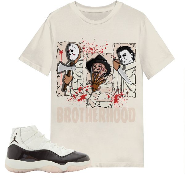 Jordan 11 Neapolitan Unisex Shirt, Dark Brotherhood, Shirt To Match Sneaker In Natural Jezsport.com