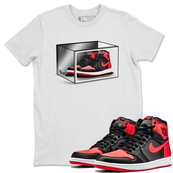 Shoe Box Unisex Short Sleeve Crew Neck Sneaker Tee To Match 1s Satin Bred Jezsport.com