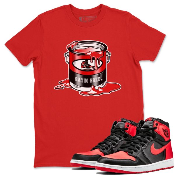 Bucket Unisex Short Sleeve Crew Neck Sneaker Tee To Match 1s Satin Bred Jezsport.com