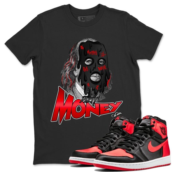 Dirty Money Unisex Short Sleeve Crew Neck Sneaker Tee To Match 1s Satin Bred Jezsport.com