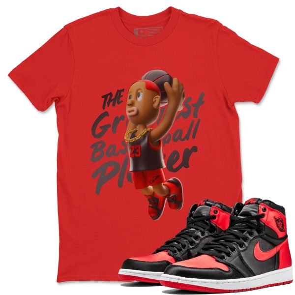 Dunkshot Boy Unisex Short Sleeve Crew Neck Sneaker Tee To Match 1s Satin Bred Jezsport.com