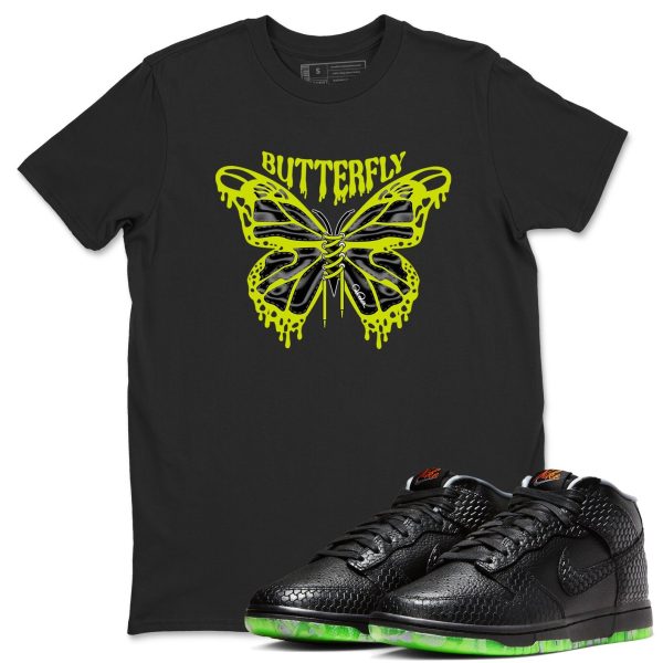 Butterfly Special Halloween Costume Short Sleeve Sneaker Tee Match To Match Dunks Mid Halloween Jezsport.com