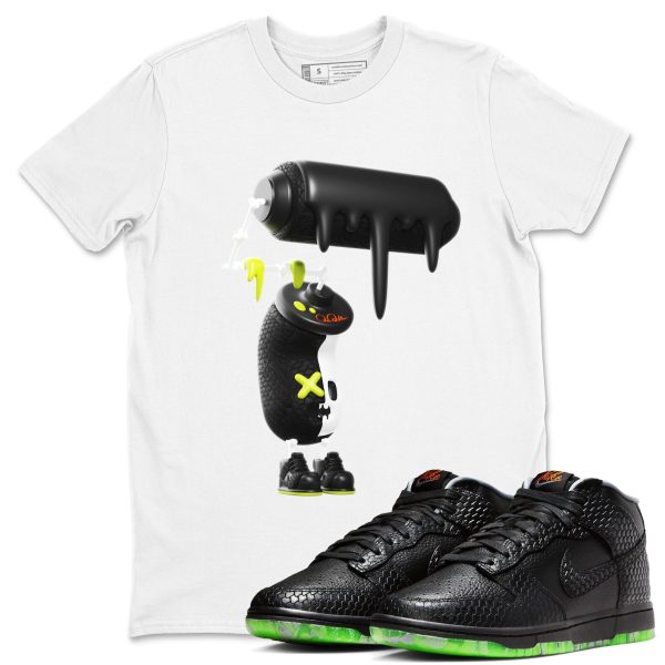 3D Paint Roller Special Halloween Costume Short Sleeve Sneaker Tee Match To Match Dunks Mid Halloween Jezsport.com