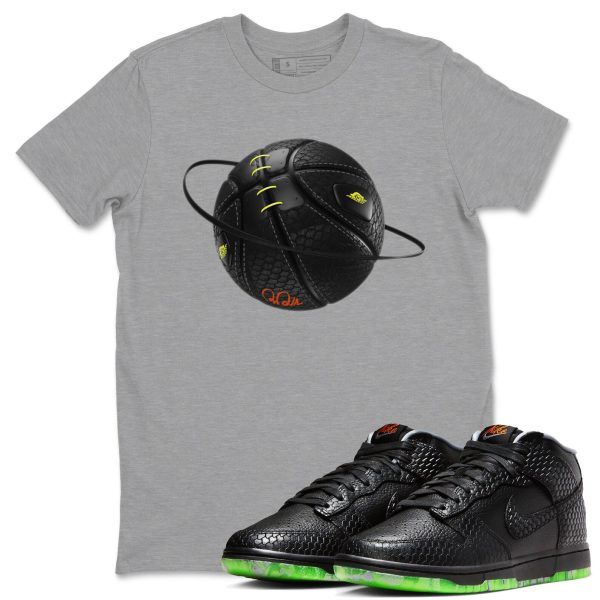 Basketball Planet Special Halloween Costume Short Sleeve Sneaker Tee Match To Match Dunks Mid Halloween Jezsport.com