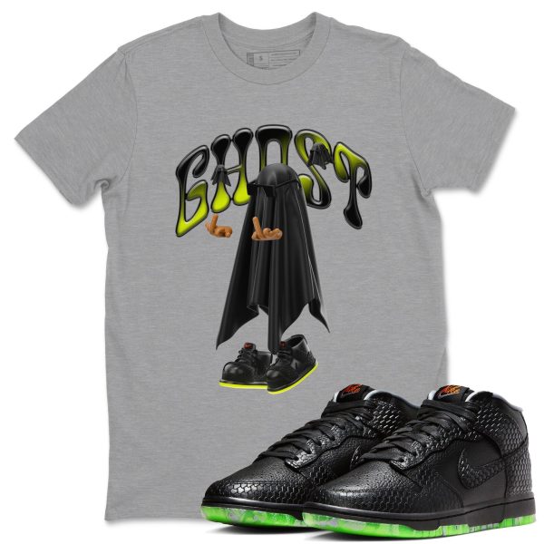 Ghost Gang Special Halloween Costume Short Sleeve Sneaker Tee Match To Match Dunks Mid Halloween Jezsport.com