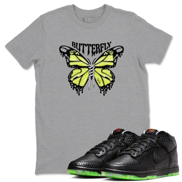 Butterfly Special Halloween Costume Short Sleeve Sneaker Tee Match To Match Dunks Mid Halloween Jezsport.com