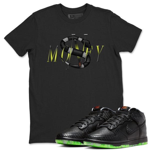 Money Snake Special Halloween Costume Short Sleeve Sneaker Tee Match To Match Dunks Mid Halloween Jezsport.com