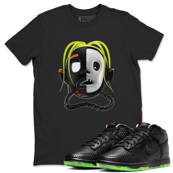 Goosebumps Boy Special Halloween Costume Short Sleeve Sneaker Tee Match To Match Dunks Mid Halloween Jezsport.com