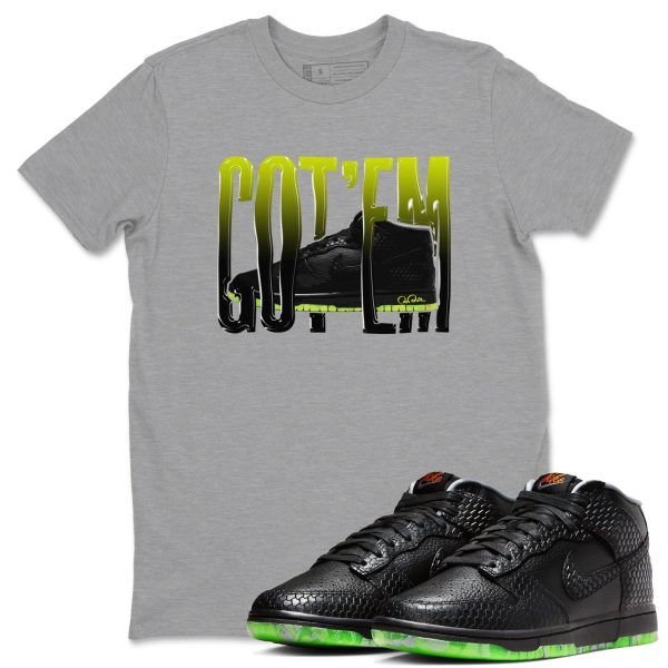 Wiggling Gotem Special Halloween Costume Short Sleeve Sneaker Tee Match To Match Dunks Mid Halloween Jezsport.com