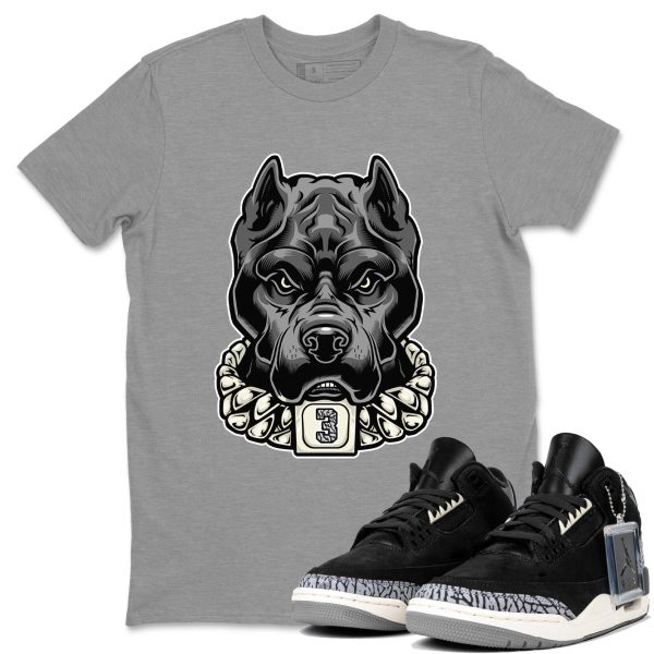 Pitbull Unisex Crew Neck Short Sleeve Sneaker Tee Sneaker Tee - Casual Unisex Cotton Sneaker T-Shirt To Match Shirt To Match 3s Off Noir Jezsport.com