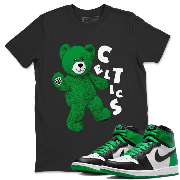 Hello Bear Design Shirt - Unisex Streetwear Lucky Green T-Shirts To Match 1s Celtics Jezsport.com