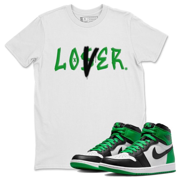 Loser Lover Design Shirt Sneaker Tee - Casual Unisex Cotton Sneaker T-Shirt To Match Unisex Streetwear Sneaker Tees To Match 1s Celtics Jezsport.com