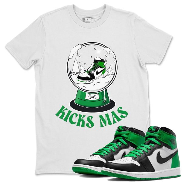 Snow Ball Design Shirt - Unisex Streetwear Lucky Green T-Shirts To Match 1s Celtics Jezsport.com