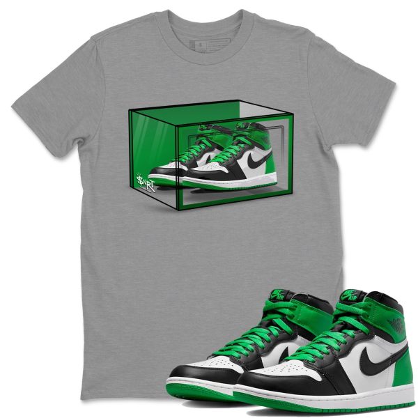 Shoe Box Design Shirt - Unisex Streetwear Lucky Green T-Shirts To Match 1s Celtics Jezsport.com