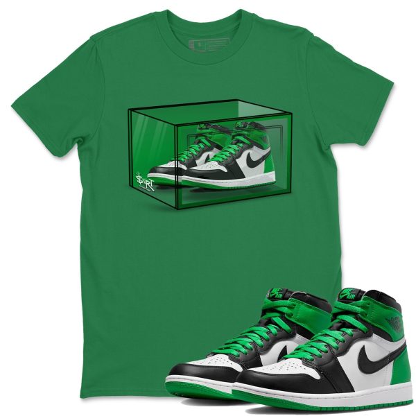 Shoe Box Design Shirt - Unisex Streetwear Lucky Green T-Shirts To Match 1s Celtics Jezsport.com