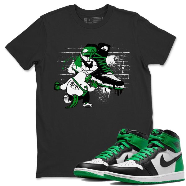 Crocodile Artist - Unisex Streetwear Lucky Green T-Shirts To Match 1s Celtics Jezsport.com