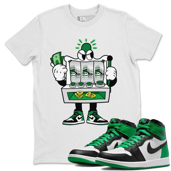 Slot Machine - Unisex Streetwear Lucky Green T-Shirts To Match 1s Celtics Jezsport.com