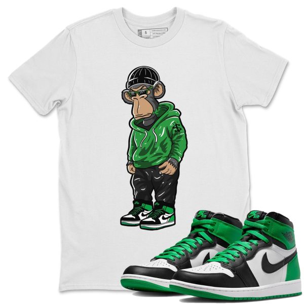 Sneakerhead Monkey - Unisex Streetwear Lucky Green T-Shirts To Match 1s Celtics Jezsport.com