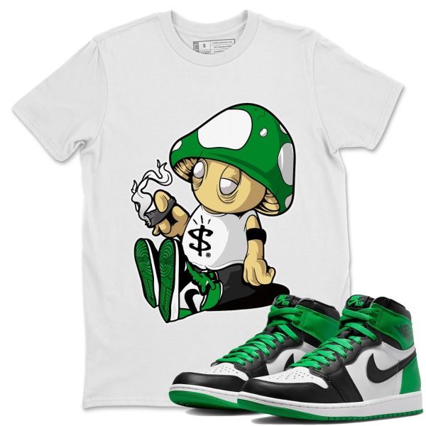 Mushrooms - Unisex Streetwear Lucky Green T-Shirts To Match 1s Celtics Jezsport.com