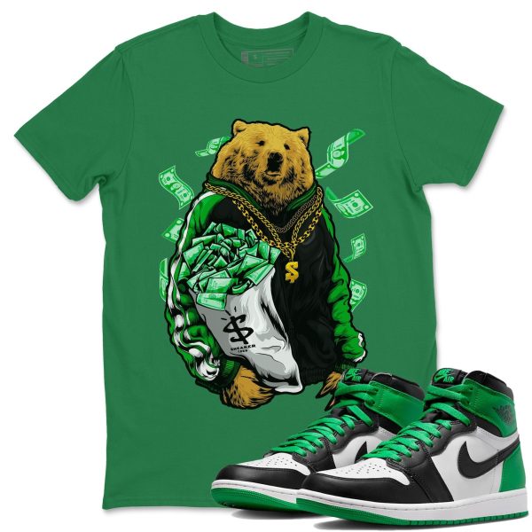 Rich Bear - Unisex Streetwear Lucky Green T-Shirts To Match 1s Celtics Jezsport.com