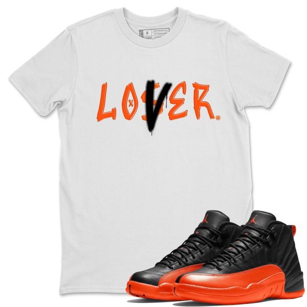 Loser Lover Sneaker Tee - Casual Unisex Cotton Sneaker T-Shirt To Match 12s Brilliant Orange Jezsport.com