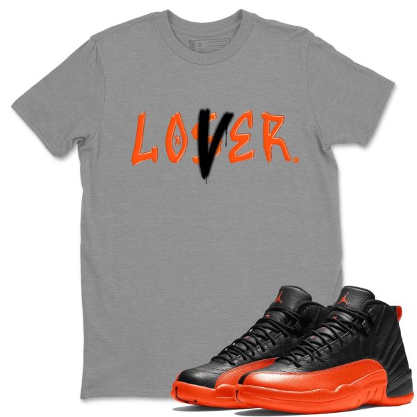 Loser Lover Sneaker Tee - Casual Unisex Cotton Sneaker T-Shirt To Match 12s Brilliant Orange Jezsport.com