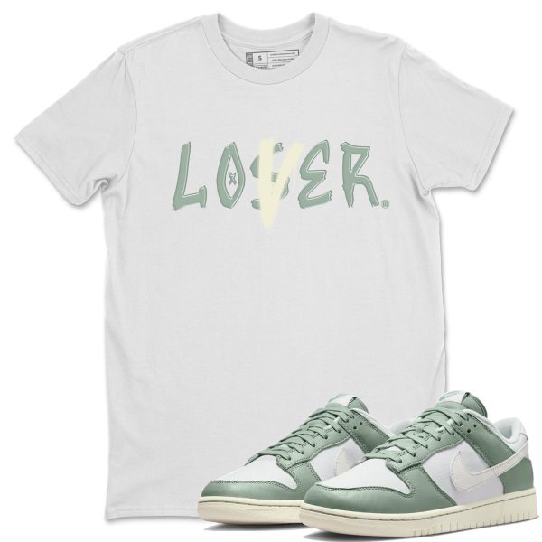 Loser Lover Sneaker Tee - Casual Unisex Cotton Sneaker T-Shirt To Match Dunks Mica Green Jezsport.com