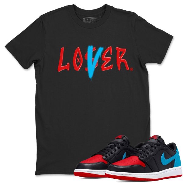 Loser Lover Sneaker Tee - Casual Unisex Cotton Sneaker T-Shirt To Match AJ1 UNC to Chicago Jezsport.com