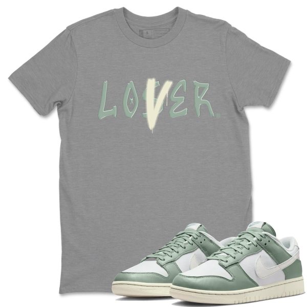 Loser Lover Sneaker Tee - Casual Unisex Cotton Sneaker T-Shirt To Match Dunks Mica Green Jezsport.com