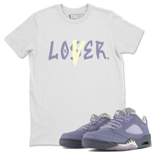 Loser Lover Sneaker Tee - Casual Unisex Cotton Sneaker T-Shirt To Match AJ5 Indigo Haze Jezsport.com