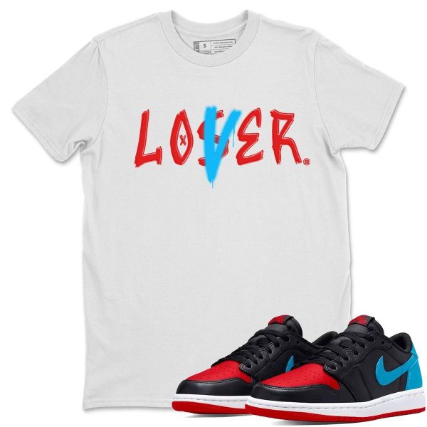 Loser Lover Sneaker Tee - Casual Unisex Cotton Sneaker T-Shirt To Match AJ1 UNC to Chicago Jezsport.com