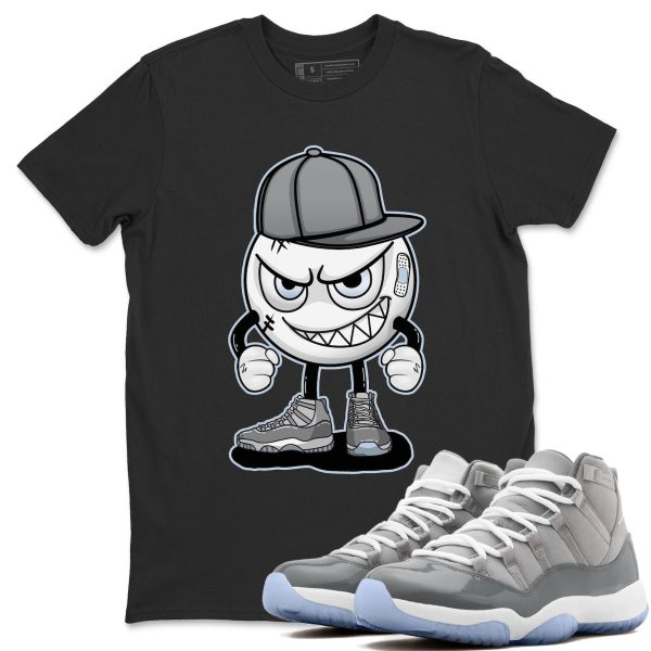 Mischief Unisex Short Sleeve Sneaker Tee - Shirt To Match 11s Retro Cool Grey Jezsport.com