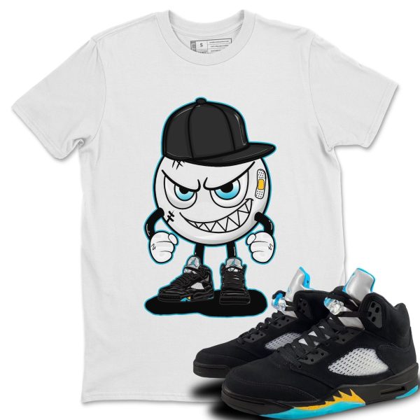 Mischief Unisex Short Sleeve Sneaker Tee - Shirt To Match 5s Retro Aqua Jezsport.com